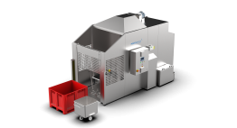 Container und Boxen WA mit Mitteldrucktechnologie (bis zu 15 bar)
	Kapazität bis zu 25 Stk/h
	(L x B x H: 1.200 x 800 x 800 mm)